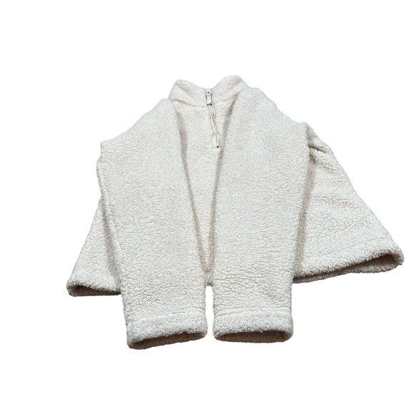 Patagonia Women’s Sz S Small Los Gatos‎ 1/4 Zip Creme Beige Sweater Top 25235 - Picture 3 of 12